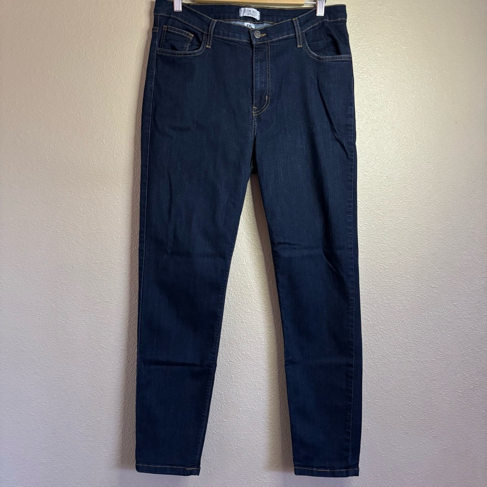 Judy Blue dark wash mid-rise skinny jean style 8376 size 1X